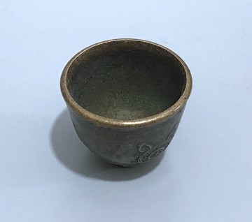 熱賣青銅器工藝擺件仿古黃銅盛具客廳裝飾酒杯碟子碗古代用品多款1入