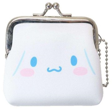 【震撼精品百貨】大耳狗_Cinnamoroll~日本Sanrio三麗鷗 大耳狗泡沫橡膠口金零錢包 (白大臉)*54358