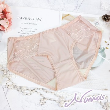 【露娜斯】寂靜星夜。吸濕排汗涼感貼身三角內褲【粉藕】台灣製 P6603