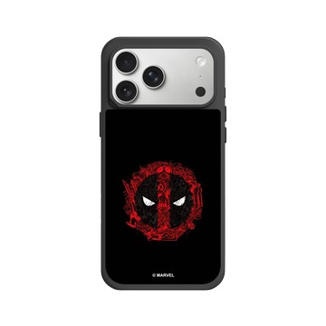 iPhone 17 Pro Max SolidX 黑 - 迪士尼-漫威 Marvel - 死侍-漫畫標誌
