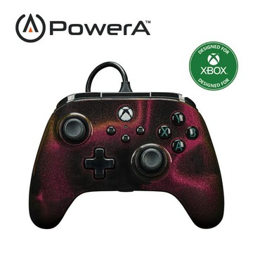 【PowerA】|XBOX 官方授權|可調增強款有線遊戲手把(XBGP0219-01)-星空