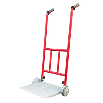 老虎車兩輪平板手推車家用小推拖車折疊便攜拉貨移動花盆搬運神器