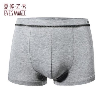 夏娃之秀新品男士簡約凹凸四角短褲舒適透氣平角內褲K2027