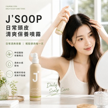 J'SOOP 頭皮保養噴霧【現貨】神經醯胺 清爽水感 輕噴好吸收 200ml 頭皮護理 日常保養噴霧 男女適用 清爽保養