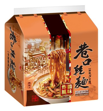 【統一】統一麵-巷口乾麵炸醬風味(4入/袋)