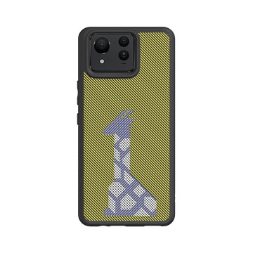 Zenfone 11 Ultra SolidSuit 黑 - The Wildlife Collection 動物野境系列 - 努比亞長頸鹿 - 線條版