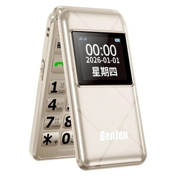 Benten 奔騰 A86 4G雙螢幕手持式行動電話  金色  0.1GB