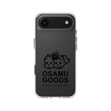 iPhone Air Clear Case（相機按鈕） 透明 - OSAMU GOODS - 經典系列-LOGO