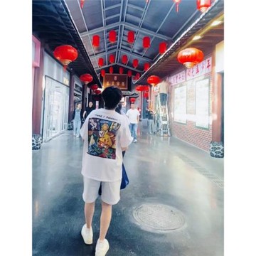Young Guns插畫寶可夢重磅卡通簡約二次元短袖潮流印花T恤女A831
