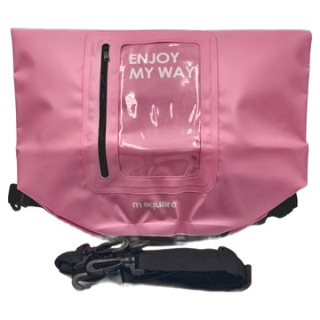 m square 防水圓桶包 15L  23 x 23 x 50cm  粉色
