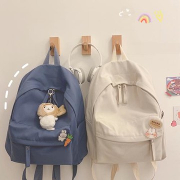 ins書包女韓版原宿ulzzang高中大學生簡約百搭2020新款雙肩包背包