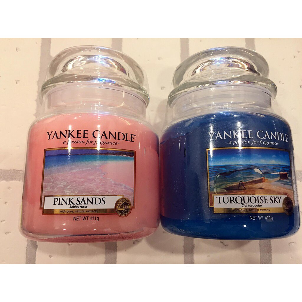 Yankee Candle 香氛蠟燭瓶中燭us 居家香氛現貨仲夏之夜14.5oz m*La