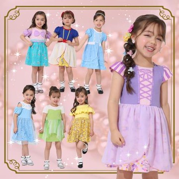 夏季女童公主裙純棉卡通女寶紗幔連衣裙女孩裙子兒童節長裙