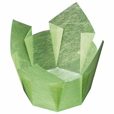 用美　両面PET　プレス加工　両面OP珍味入　若草雲竜（大）　100枚入り　約13×13×H9cm