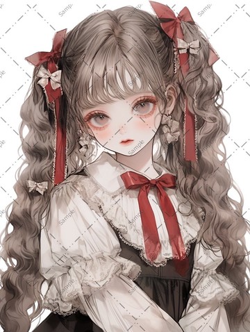 原創貼紙 No.186B 人物貼紙 原創貼紙 女孩貼紙 原創人物貼紙