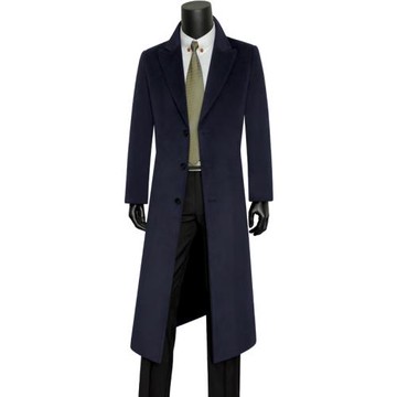 秋冬男單排呢子羊毛呢大衣男士高級感韓版中長款羊絨外套風衣加厚