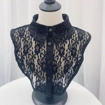 [巴黎精品] 現貨+預購 假領子襯衫領片-蕾絲雪紡打底百搭女裝配件7色a1gg63