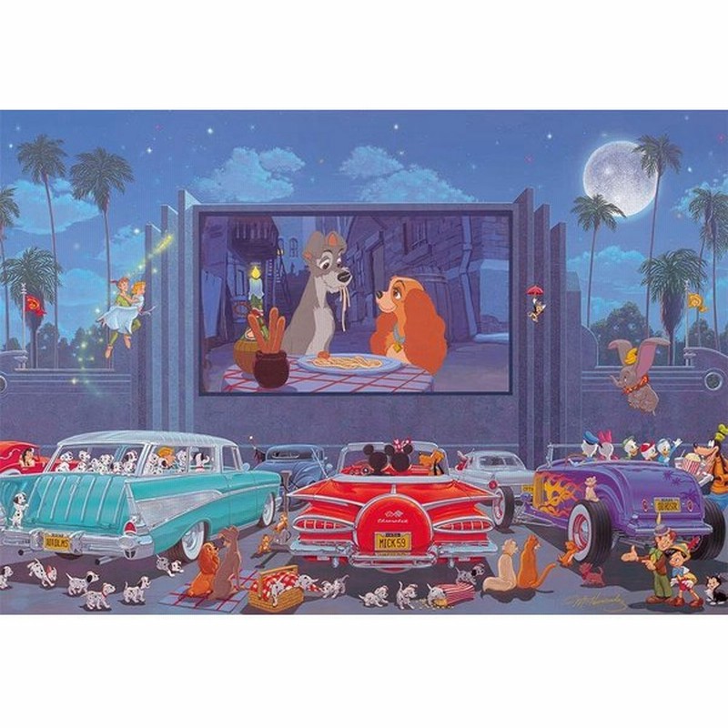 ディズニー1000ピース ナイト アット ザ ムービー 51x73 5cm D 1000 058 ディズニーパズル 通販 Lineポイント最大0 5 Get Lineショッピング
