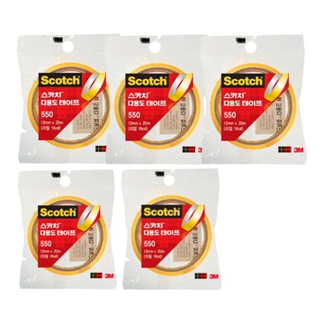 3M Scotch 思高牌 550 多用途膠帶補充包  5個  透明