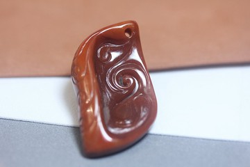 【上善若水】天然南紅瑪瑙掛件| 吊飾 原創設計項鏈