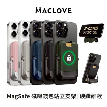 【SUPCASE】MagSafe 磁吸錢包站立支架｜碳纖維款
