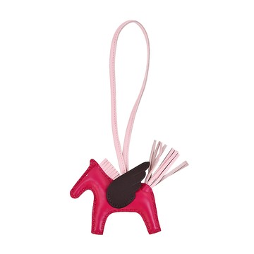 Hermes 愛馬仕Rodeo PM小羊皮限量小飛馬吊飾(小/紅/粉/深藍)_廠商直送