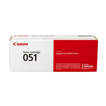 Canon CRG-051 原廠黑色碳粉匣(適用機型：LBP162w、MF267dw、MF269dw)