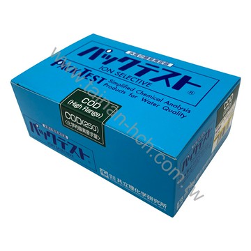 日本共立KYORITSU-水質離子測試包WAK- COD(H) 0~250mg/L 50回