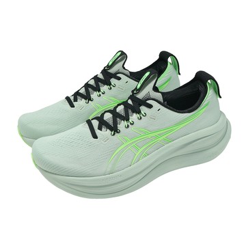 [ACS] Asics 慢跑鞋 GEL-Nimbus 28 男鞋 灰 綠 緩震 運動鞋 亞瑟士 1011C127400