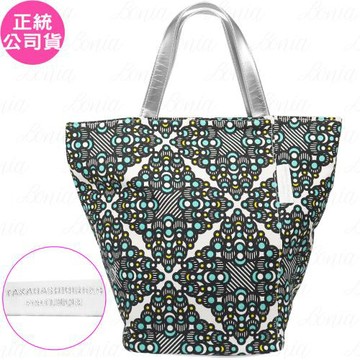 CLINIQUE倩碧 高橋理子聯名款 花花手提包(公司貨)