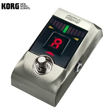 非凡樂器『KORG』Pitchblack 吉他／貝斯專用踏板式調音器 / 公司貨