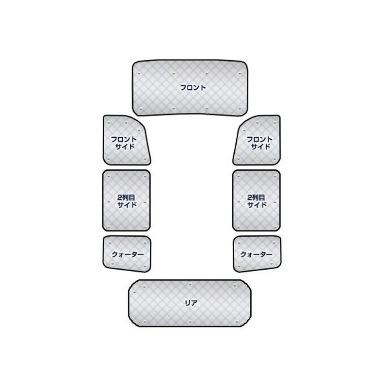 送料無料 遮光サンシェード エブリイワゴン(エブリィワゴン/エブリー 