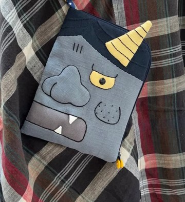 妖怪L型拉鍊小錢包