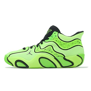 Nike 籃球鞋 Jordan Tatum 3 GS 6th Man 大童 女鞋 綠 黑 第六人 氣墊