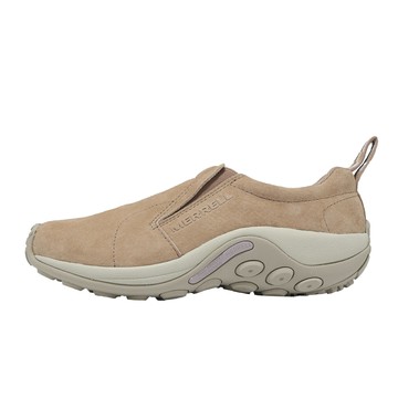 Merrell 休閒鞋 Jungle Moc 女鞋 棕 灰 麂皮 緩衝 鬆緊帶 易穿脫 ML008856