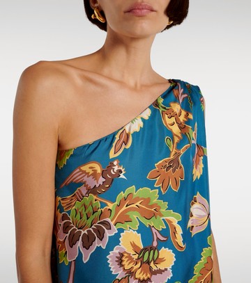 La DoubleJ Roy printed silk twill maxi dress