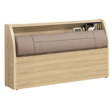 文創集 羅美5尺雙人耐磨皮革床頭箱(不含床底＋不含床墊)-152x34x98cm免組