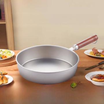 華炊純鈦平底鍋煎鍋家用不粘炒鍋多功能牛排鍋煎蛋烙餅少煙炒菜鍋