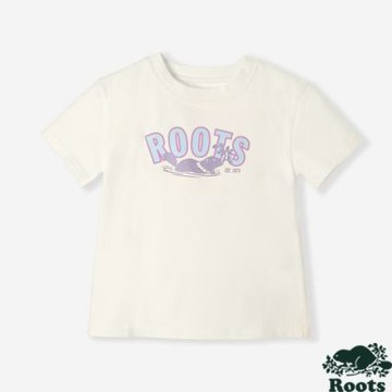Roots 小童 SUNNY SKY 短袖上衣（米白色）
