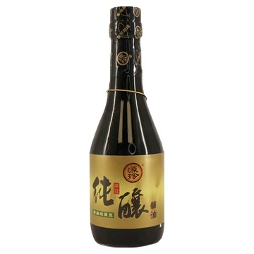 源珍 頂級純釀醬油 非基因改造黃豆釀造  300ml  1瓶