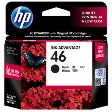 【史代新文具】HP 惠普 CZ637AA NO.46 黑色 原廠墨水匣