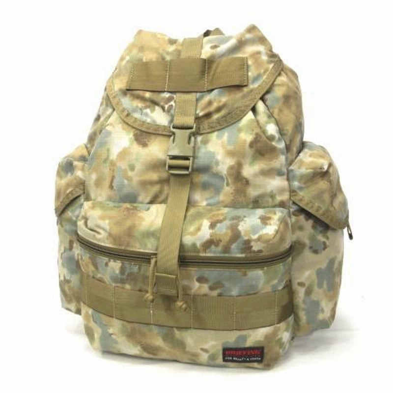 BRIEFING BEAUTYu0026YOUTH ブリーフィング ビューティーアンドユース CAMO FLAP SACK バックパック デイパック リュック  迷彩 バッグ 中古 60004394 | LINEショッピング