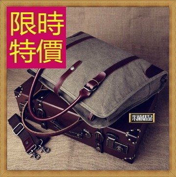 帆布包 手提包-大容量旅行出遊攜帶方便男側背包4色59j28【獨家進口】【米蘭精品】