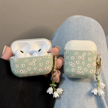 ins日韓風小碎花 AirPods Pro3保護套 AirPods 4代 3代耳機保護殼 2代蘋果耳機殼 2代防摔保護套