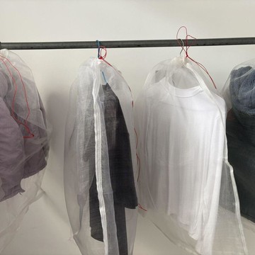 【防蟲套袋】曬衣網袋防蟲防楊柳絮晾衣網罩防蠅防鳥紗罩戶外落地晾曬防塵罩00