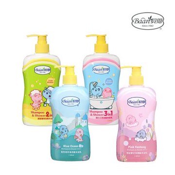Baan 貝恩 雙效洗髮潤髮沐浴乳400mlx2入 四款任選