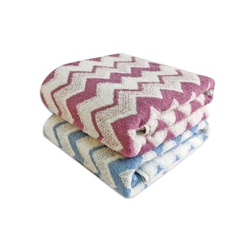 無撚紗加大浴巾-78x146cm-多色任選