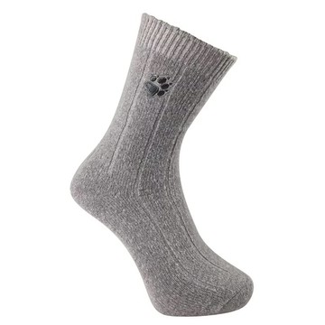 【Jack Wolfskin 飛狼】素色長筒保暖羊毛襪『多色任選』(194082)