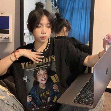 已售9642件💖赤道少女 纯棉 美式复古短袖 T恤 短袖上衣 短袖T恤 下半身失踪 印花t恤 宽松上衣 潮牌衣服 韩系