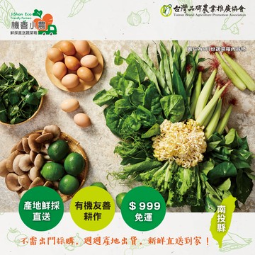 【機善小農_蔬菜箱】南投縣_家庭箱12件(有機友善/產地鮮採直送/支持家鄉好農產)
